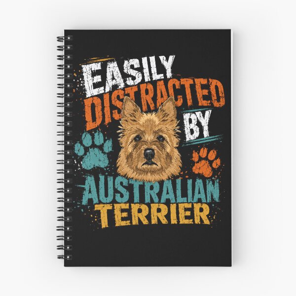 Item preview, Easily Distracted By Australian Terrier Dog Owner Pet Lover Canine designed and sold by HumansStuck12.