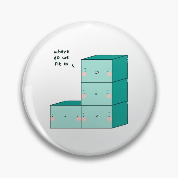 Item preview, Existentialist Tetris Funny Office Crisis Block Puzzle Art designed and sold by SoyViy.