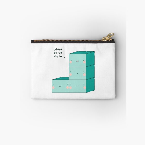 Item preview, Existentialist Tetris Funny Office Crisis Block Puzzle Art designed and sold by SoyViy.