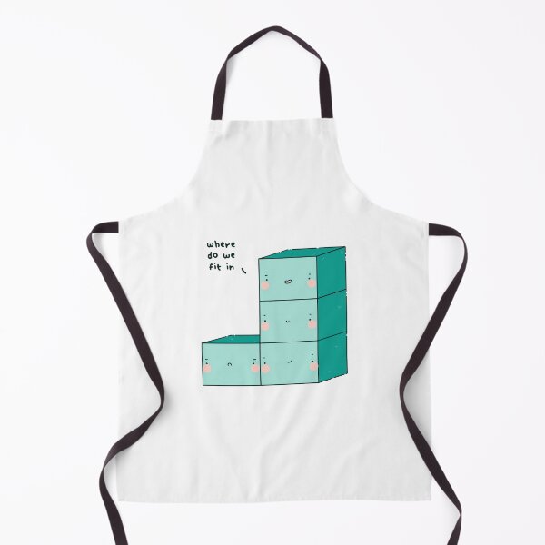 Item preview, Existentialist Tetris Funny Office Crisis Block Puzzle Art designed and sold by SoyViy.