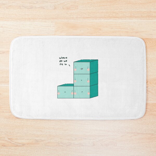 Item preview, Existentialist Tetris Funny Office Crisis Block Puzzle Art designed and sold by SoyViy.