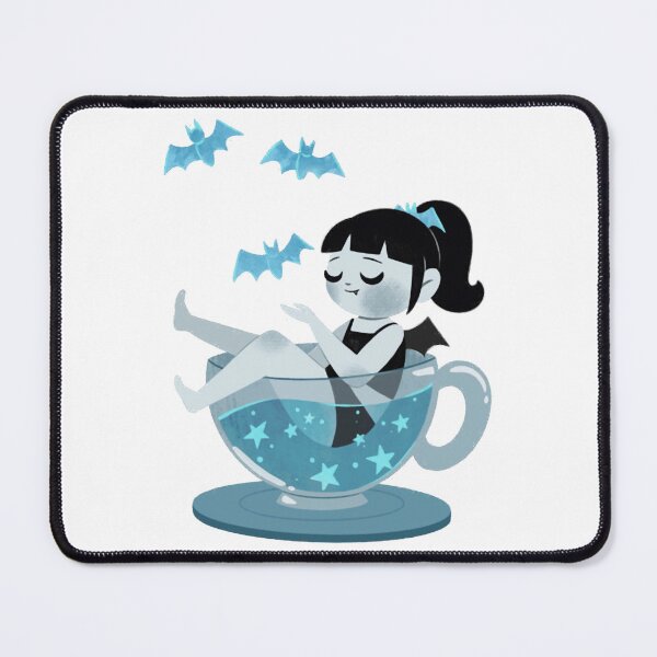 Item preview, Vampire Tea Funny Pastel Goth Cute Countess Drink Graphic designed and sold by Lobomarart.
