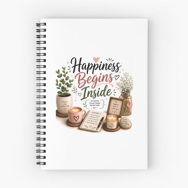 Item preview, Happiness Begins Inside designed and sold by KrithigaArts.