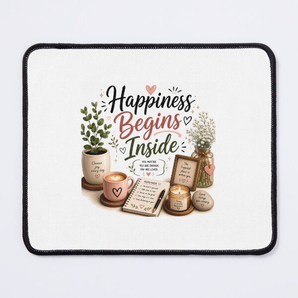 Item preview, Happiness Begins Inside designed and sold by KrithigaArts.