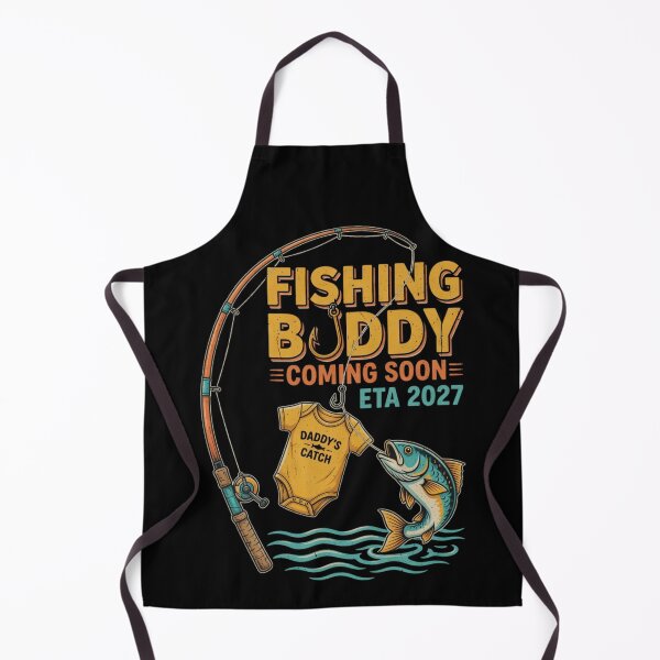 Item preview, Fishing Buddy Coming Soon 2027 Dad Baby Announcement Fisher designed and sold by CF_VintageDesign.