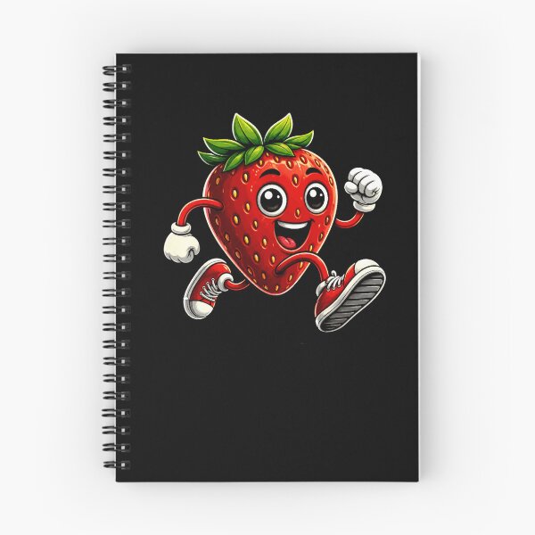 Item preview, Strawberry Runner Cute Cartoon Fruit Racing designed and sold by Moizento.