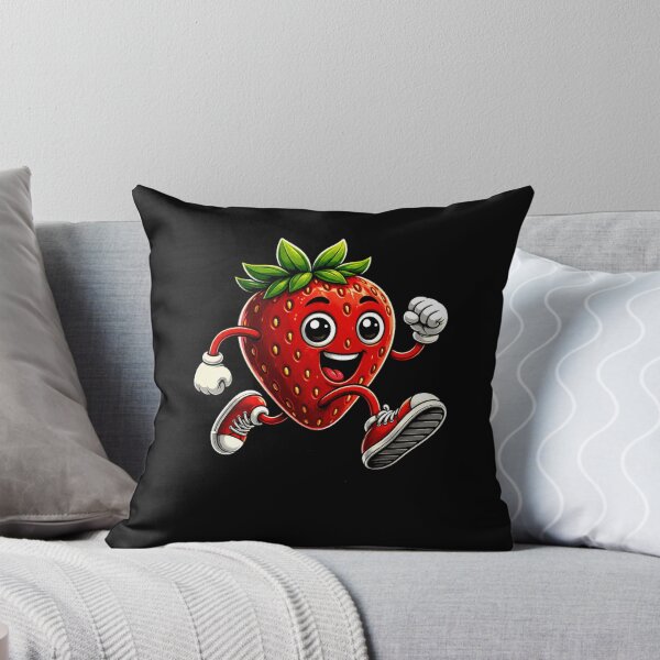 Item preview, Strawberry Runner Cute Cartoon Fruit Racing designed and sold by Moizento.