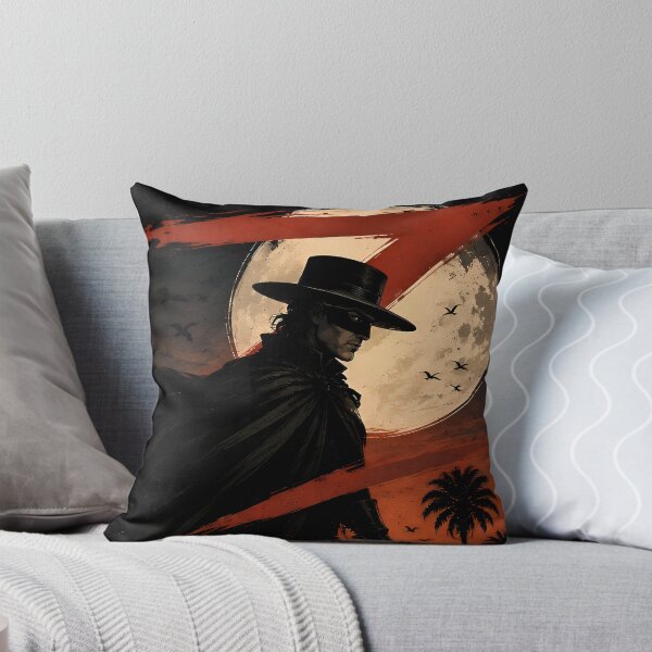 Item preview, Zorro Don Diego de la Vega – The Masked Swordsman Dark Western Art designed and sold by Amr Siam.
