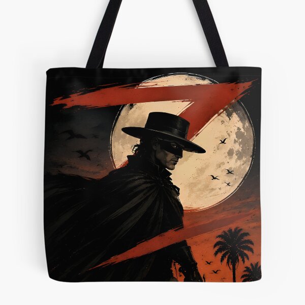 Item preview, Zorro Don Diego de la Vega – The Masked Swordsman Dark Western Art designed and sold by Amr Siam.