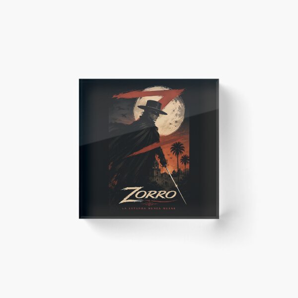 Item preview, Zorro Don Diego de la Vega – The Masked Swordsman Dark Western Art designed and sold by Amr Siam.