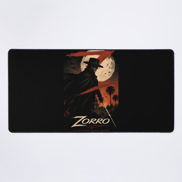 Item preview, Zorro Don Diego de la Vega – The Masked Swordsman Dark Western Art designed and sold by Amr Siam.