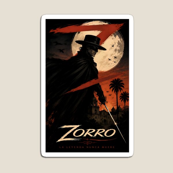 Item preview, Zorro Don Diego de la Vega – The Masked Swordsman Dark Western Art designed and sold by Amr Siam.