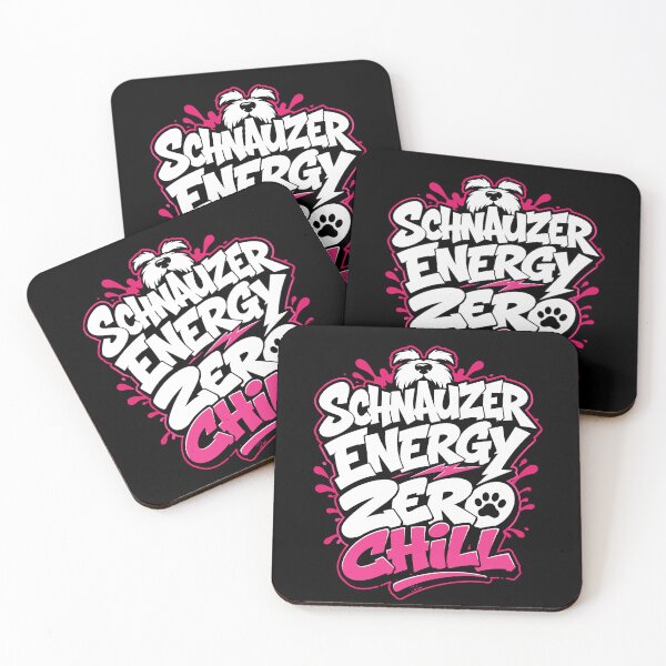 Item preview, Schnauzer Energy Zero Chill Dog Lover designed and sold by markymaarty.