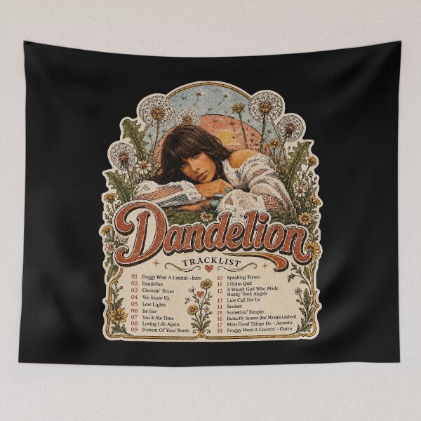 Item preview, Ella Langley Dandelion Tracklist, Country Music Tour Graphic designed and sold by Tonkhawartwork.