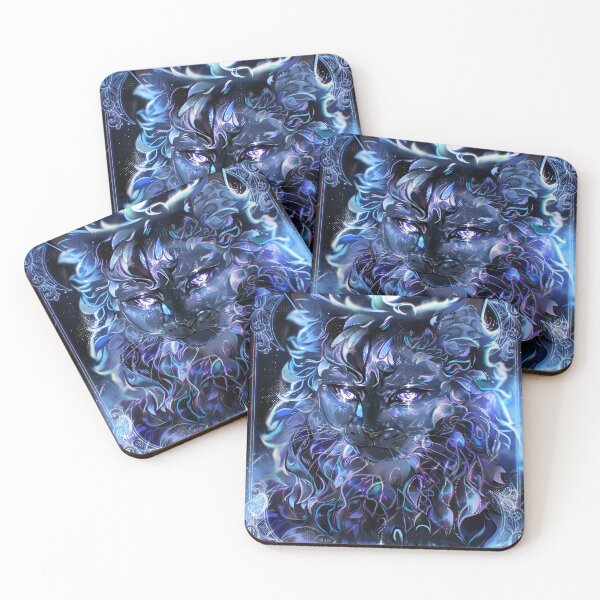 Item preview, Abyss Mystical Cat Dark Fantasy Celestial Creature designed and sold by ZenobiaKingsley.