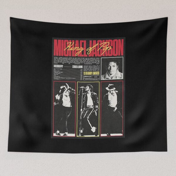 Item preview, King of Pop Infographic designed and sold by GITTERLU.