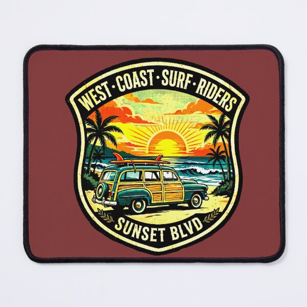 Item preview, West Coast Surf Riders | Vintage Beach Patch designed and sold by AstronautMerch.