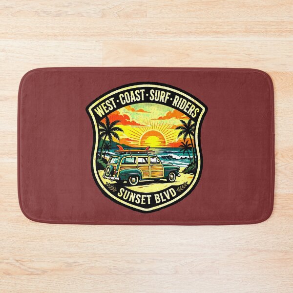Item preview, West Coast Surf Riders | Vintage Beach Patch designed and sold by AstronautMerch.