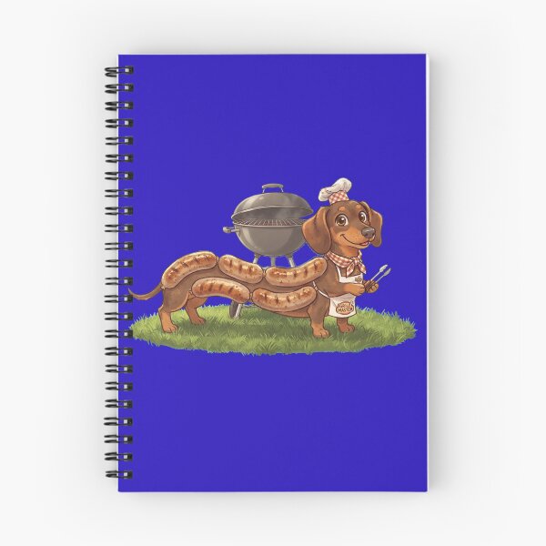 Item preview, Funny Sausage Dachshund Grill Master BBQ Cartoon Art designed and sold by Evelashop.