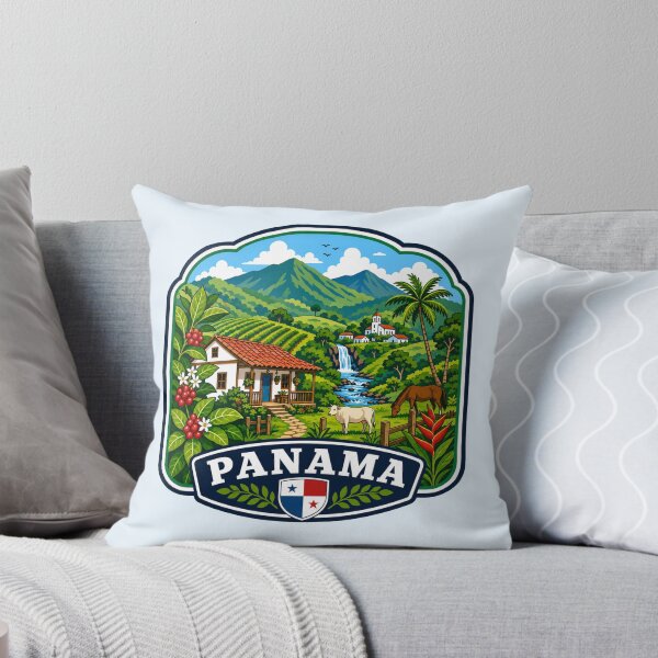 Item preview, Panama - Countryside Coffee, Valleys & Mountains  designed and sold by Myra365Art.