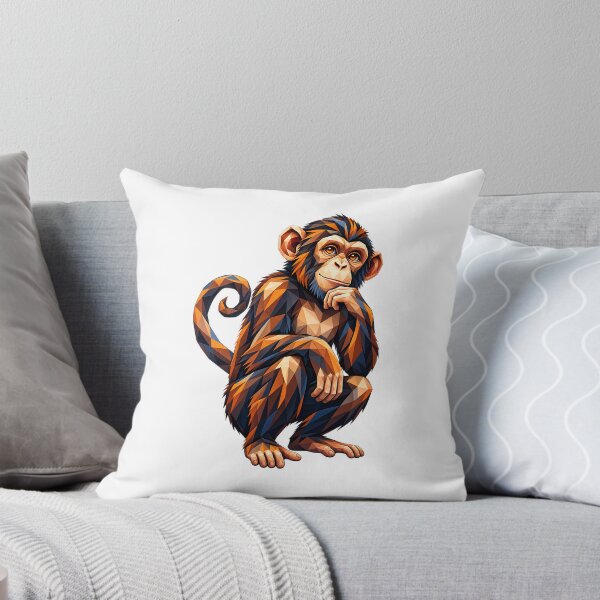 Item preview, Geometic image of a monkey designed and sold by Jyoti  Rajput.