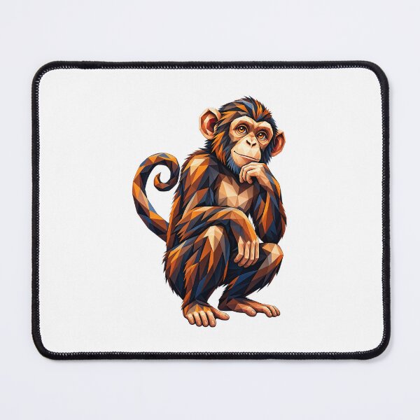 Item preview, Geometic image of a monkey designed and sold by Jyoti Rajput.