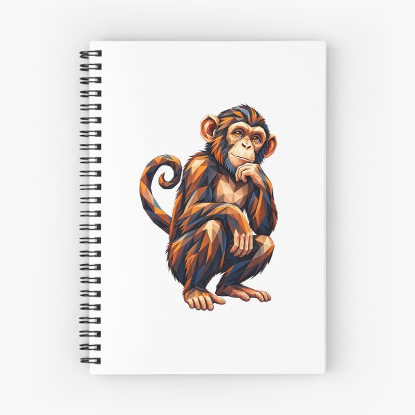 Item preview, Geometic image of a monkey designed and sold by Jyoti  Rajput.