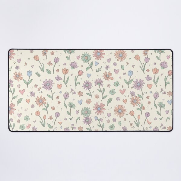 Item preview, Pastel Cottagecore Floral Pattern – Hand Drawn Spring Flowers designed and sold by FashioonTrends.