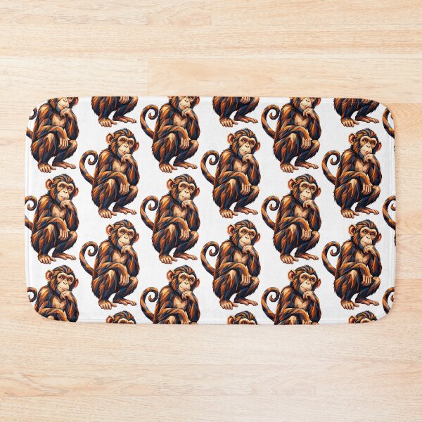 Item preview, Geometic image of a monkey designed and sold by Jyoti  Rajput.