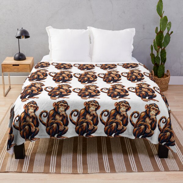 Item preview, Geometic image of a monkey designed and sold by Jyoti Rajput.