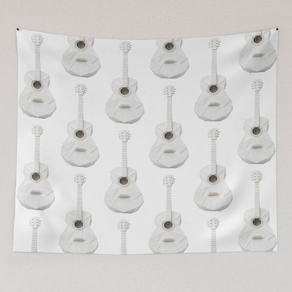 Item preview, Origami Guitar Art – Elegant Musical Paper Design designed and sold by Marcu Ioachim.