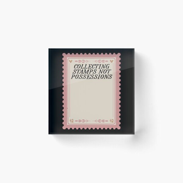 Item preview, Collecting stamps, not possessions designed and sold by darshants.