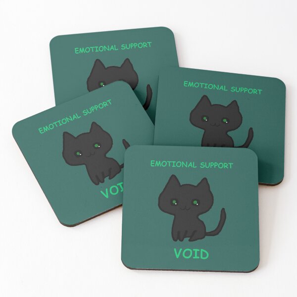Item preview, Black Cat Cute Emotional Support Void designed and sold by KloBear-Ctns.