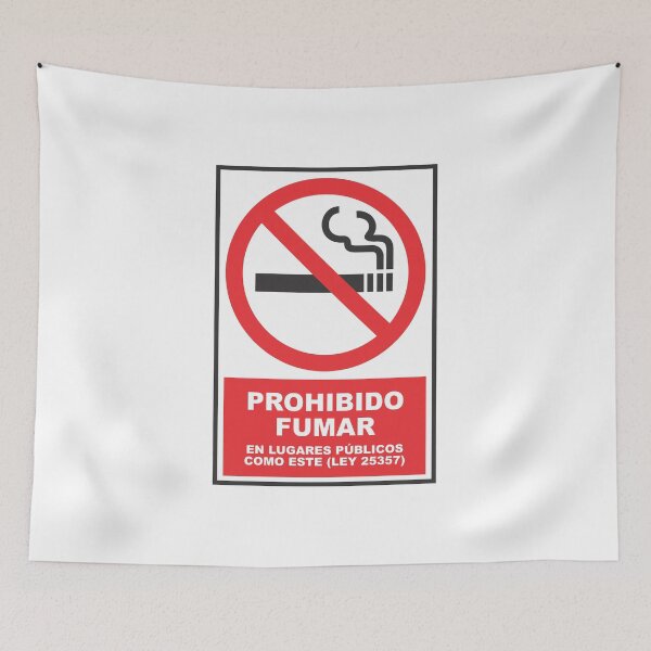 Item preview, Spectacular No Smoking Proibido Fumar bSkyline Glory designed and sold by Akanksharedress.