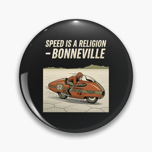 Item preview, Cafe Racer Bonneville - Vintage Motorcycle Art Speed Trails Poster designed and sold by SplashTastic.