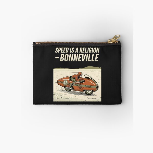Item preview, Cafe Racer Bonneville - Vintage Motorcycle Art Speed Trails Poster designed and sold by SplashTastic.