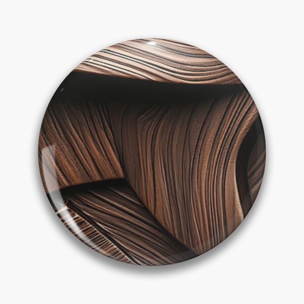 Item preview, Abstract Brown Wood Texture 3D Curved Waves Pattern designed and sold by LYAN-STORE.