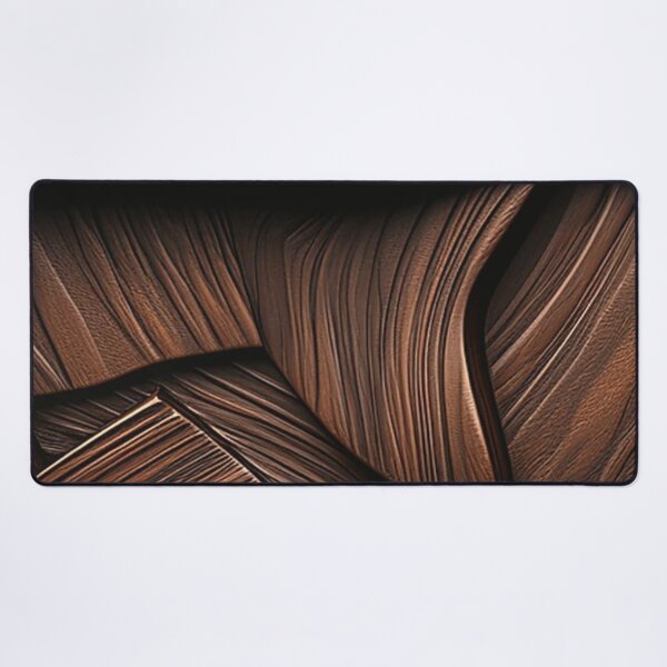 Item preview, Abstract Brown Wood Texture 3D Curved Waves Pattern designed and sold by LYAN-STORE.