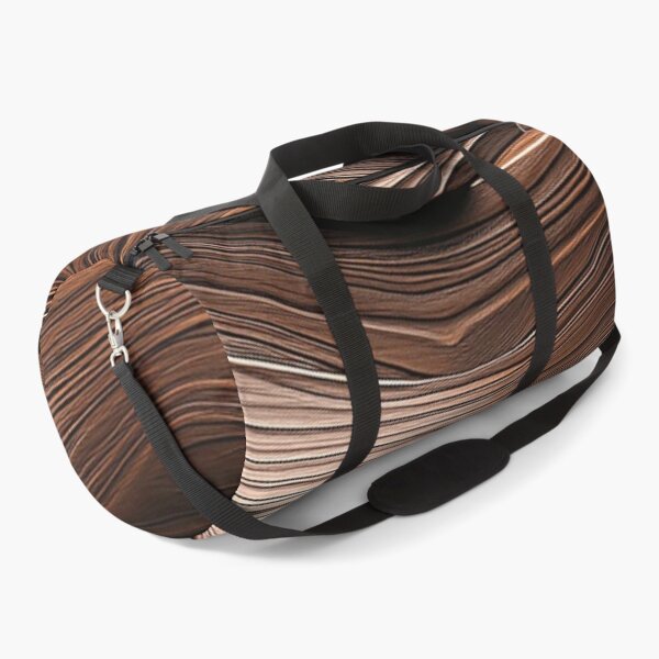 Item preview, Abstract Brown Wood Texture 3D Curved Waves Pattern designed and sold by LYAN-STORE.