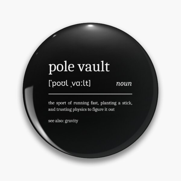 Item preview, Pole Vault Definition Funny Pole Vaulter designed and sold by StrideSuccess.
