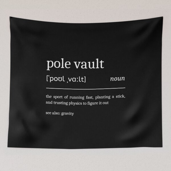 Item preview, Pole Vault Definition Funny Pole Vaulter designed and sold by StrideSuccess.