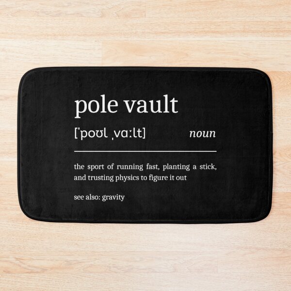Item preview, Pole Vault Definition Funny Pole Vaulter designed and sold by StrideSuccess.