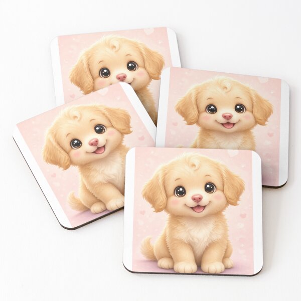Item preview, Adorable Fluffy Puppy – Cute Dog designed and sold by Realproplyai.