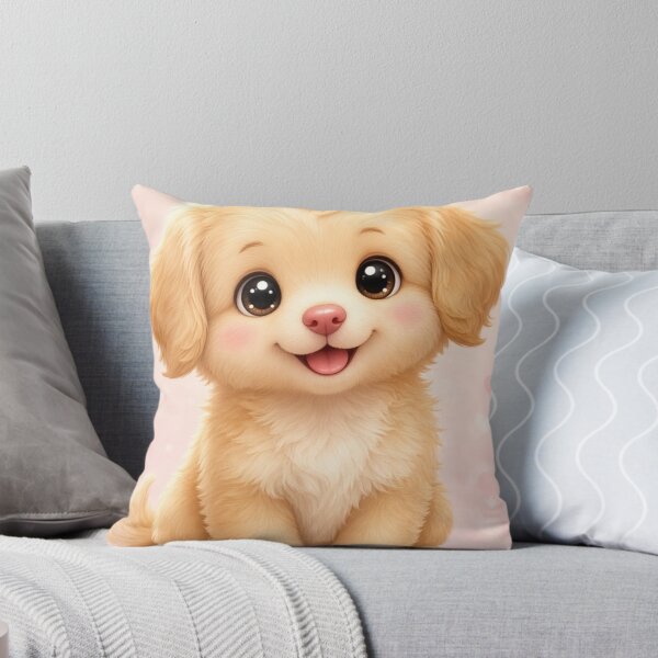 Item preview, Adorable Fluffy Puppy – Cute Dog designed and sold by Realproplyai.