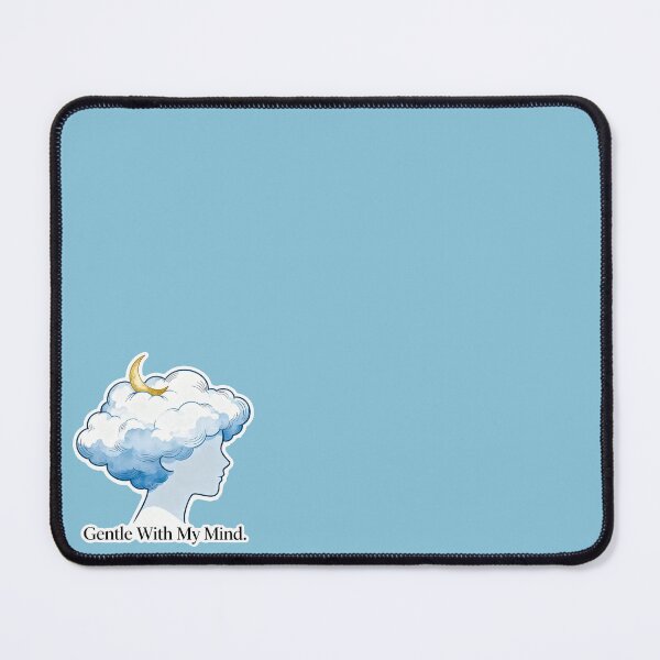 Item preview, Gentle With My Mind – Cloud Hair Crescent Moon Mental Health Awareness designed and sold by Ideeplyfeltit.