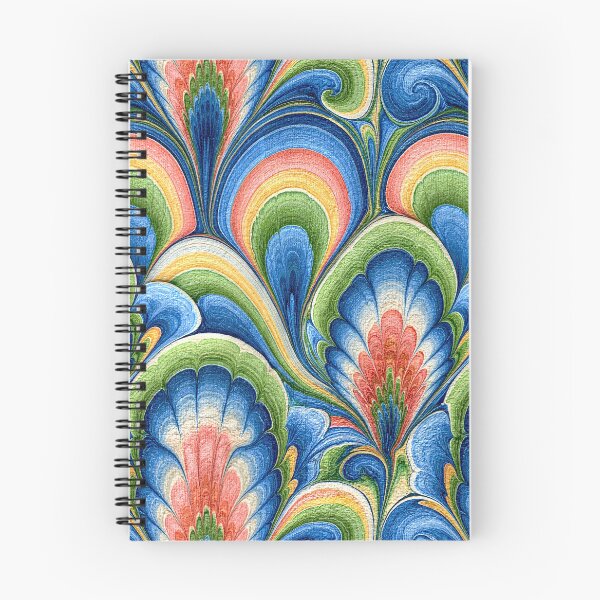 Item preview, Vibrant Peacock Feather Marbled Pattern designed and sold by Piotrek0001.