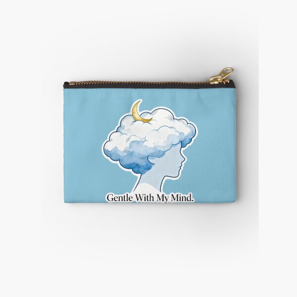 Item preview, Gentle With My Mind – Cloud Hair Crescent Moon Mental Health Awareness designed and sold by Ideeplyfeltit.