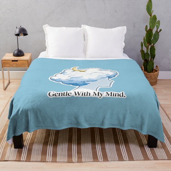 Item preview, Gentle With My Mind – Cloud Hair Crescent Moon Mental Health Awareness designed and sold by Ideeplyfeltit.