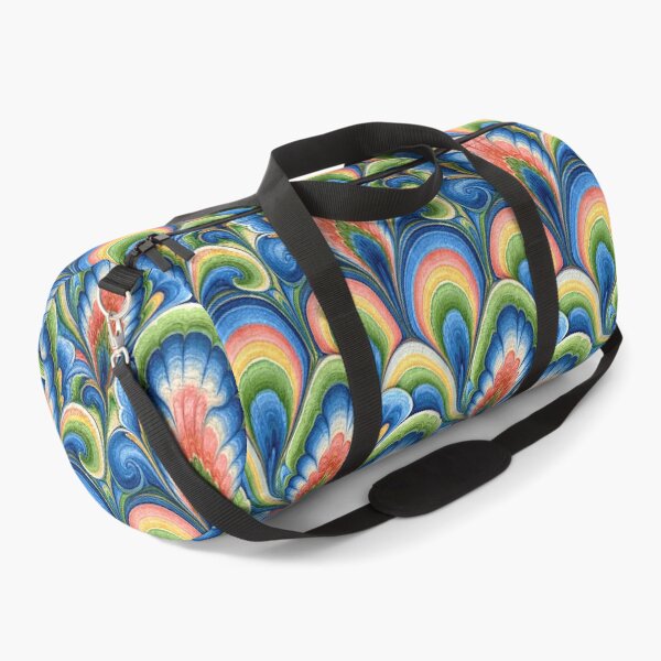 Item preview, Vibrant Peacock Feather Marbled Pattern designed and sold by Piotrek0001.