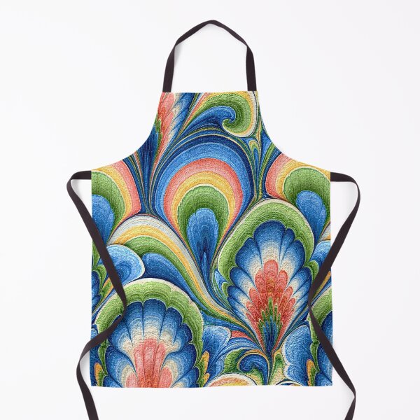 Item preview, Vibrant Peacock Feather Marbled Pattern designed and sold by Piotrek0001.